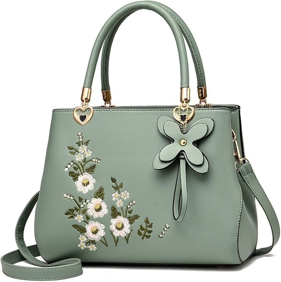 Green ladies carry bag